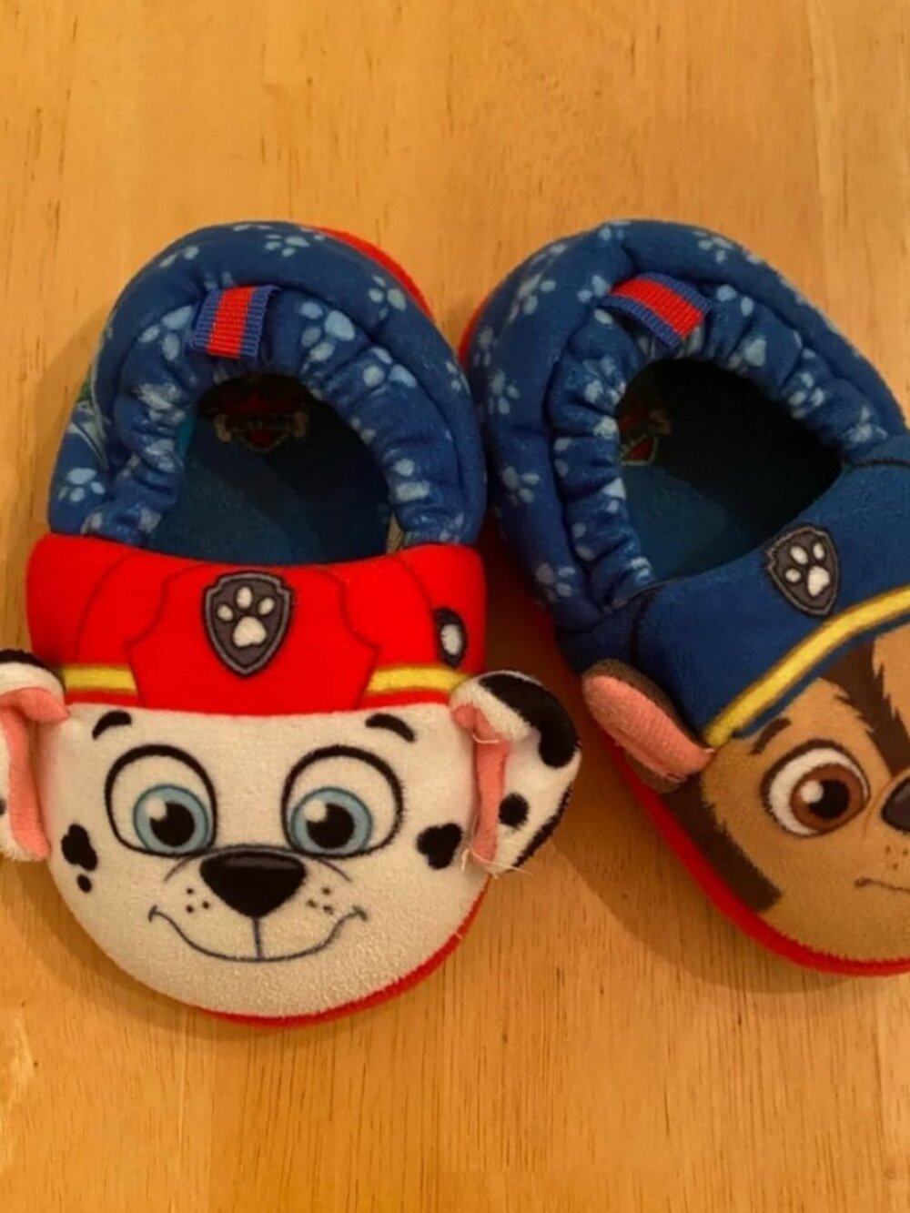 Paw Patrol Blue and Red Kids Slippers